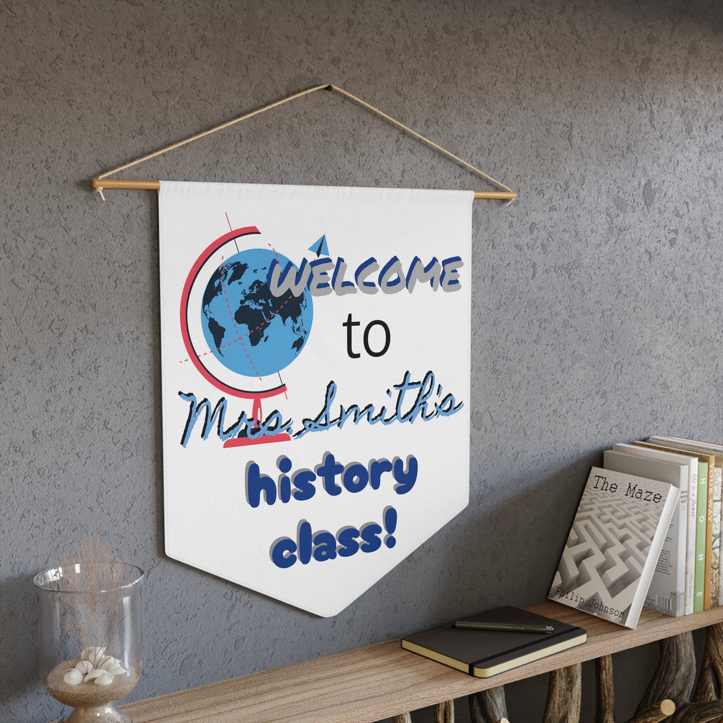 Teacher Name/Classroom Pennant