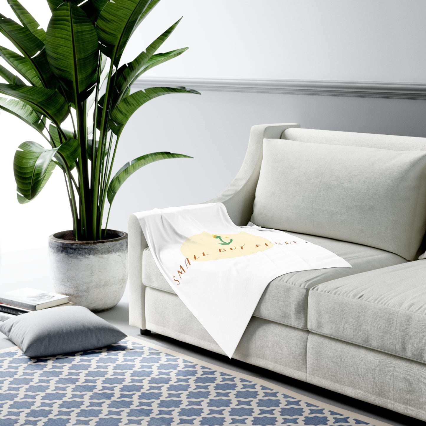 Small But Fierce Baby Swaddle Blanket