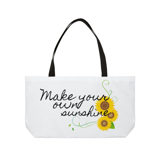 Sunflower Weekender Tote Bag