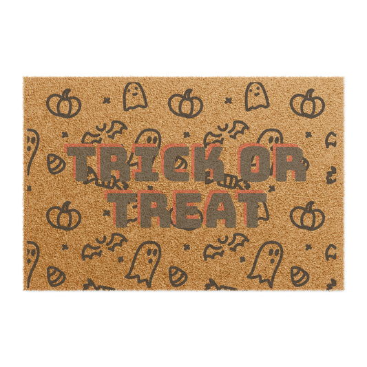 "Trick or Treat" Doormat