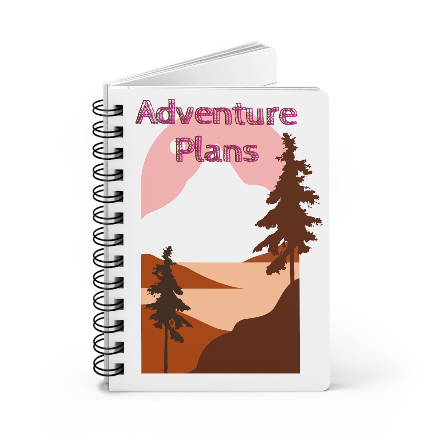 "Adventure Plans" Spiral Bound Journal