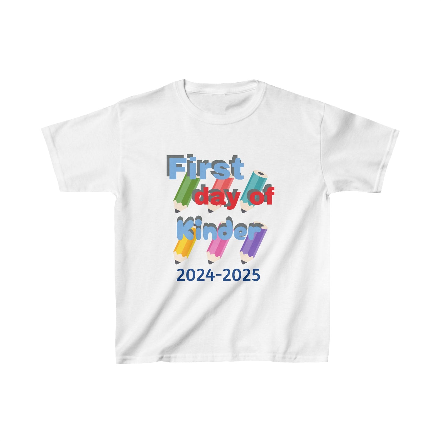 First Day of Kinder Kids Heavy Cotton™ Tee