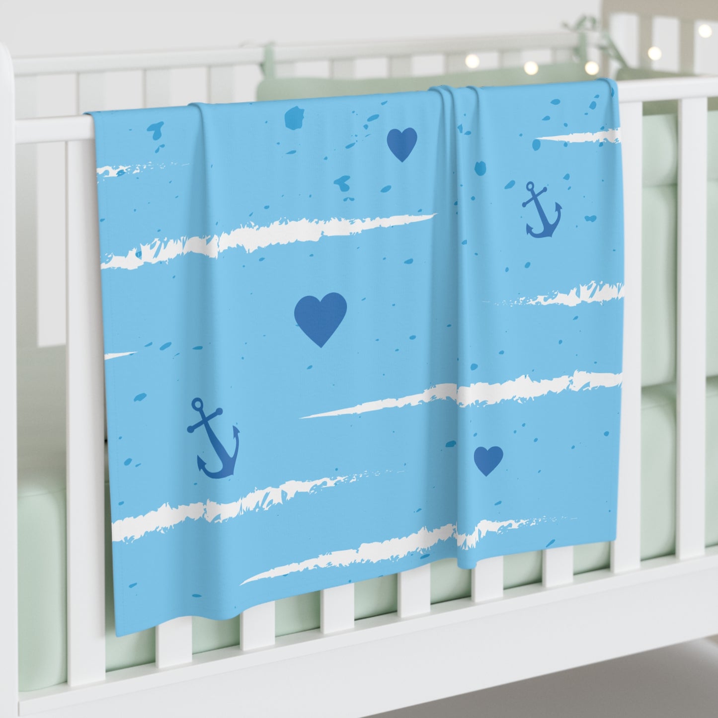 Ahoy Lil Matey Baby Swaddle Blanket
