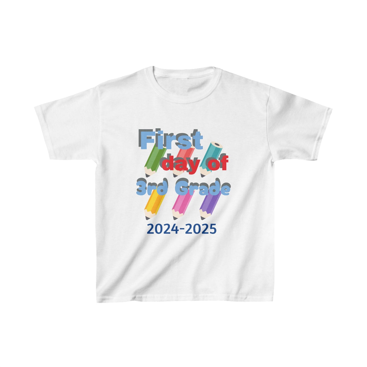 First Day of 3rd Grade Kids Heavy Cotton™ Tee